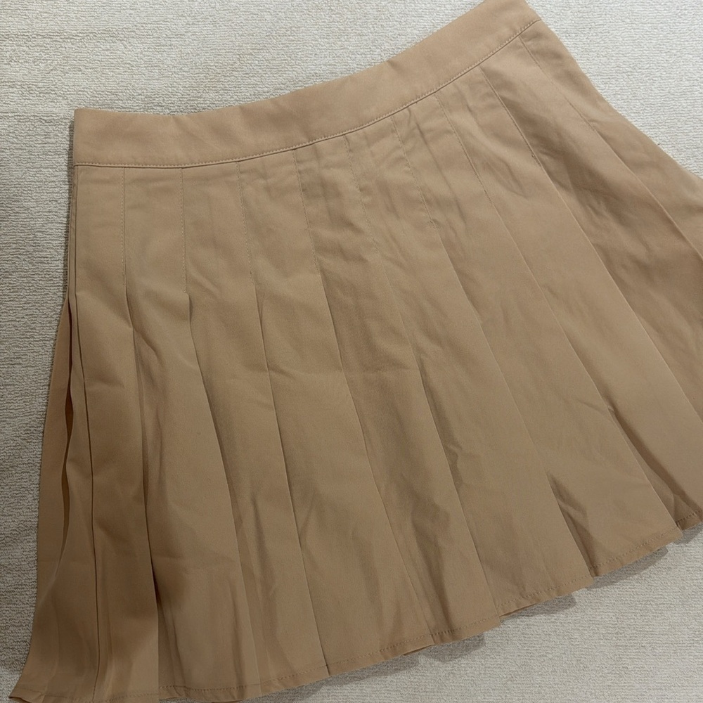 SHEIN Tan Skater Skirt
